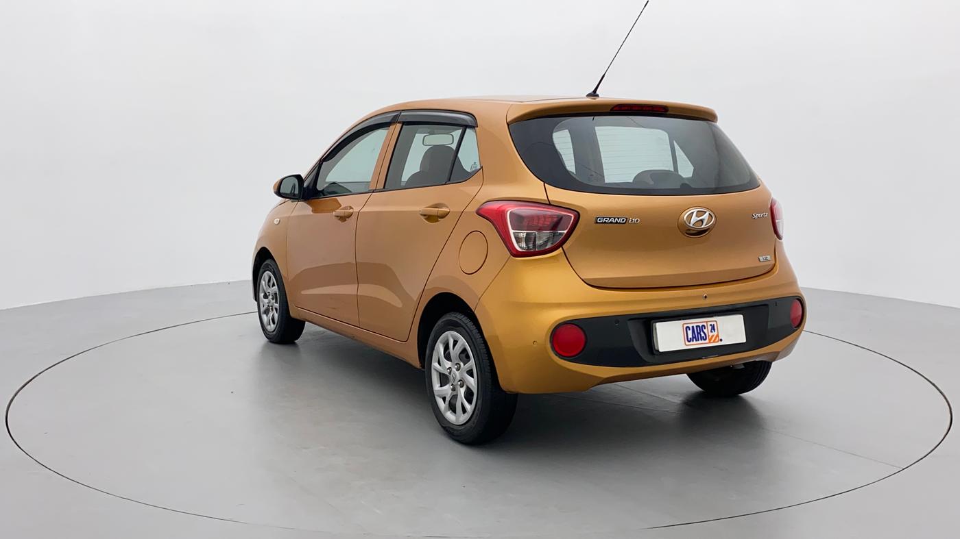 2017 Hyundai Grand i10 SPORTZ 1.2 KAPPA VTVT, Petrol, Manual, 25,247 km, Left Back Diagonal