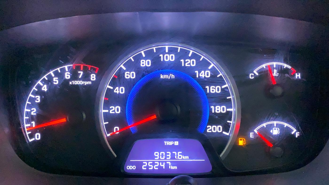 2017 Hyundai Grand i10 SPORTZ 1.2 KAPPA VTVT, Petrol, Manual, 25,247 km, Odometer Image