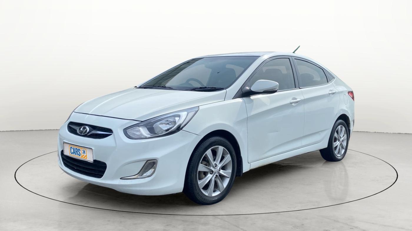 2013 Hyundai Verna FLUIDIC 1.6 CRDI SX, Diesel, Manual, 1,22,604 km, Left Front Diagonal
