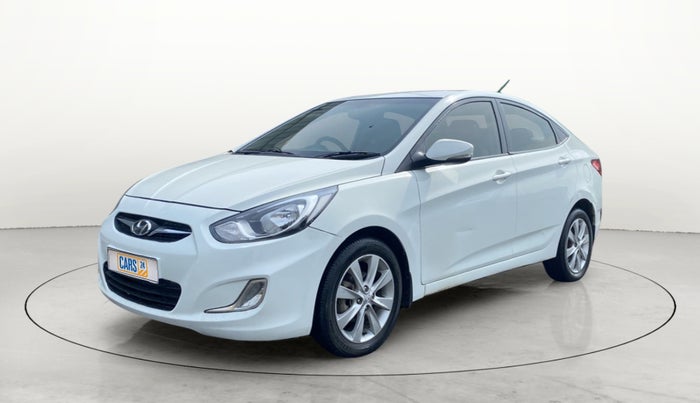 2013 Hyundai Verna FLUIDIC 1.6 CRDI SX, Diesel, Manual, 1,22,604 km, Left Front Diagonal
