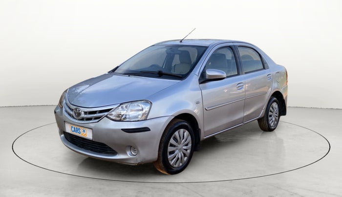 2014 Toyota Etios G, Petrol, Manual, 87,859 km, Left Front Diagonal