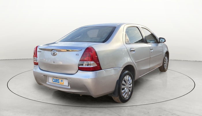 2014 Toyota Etios G, Petrol, Manual, 87,859 km, Right Back Diagonal