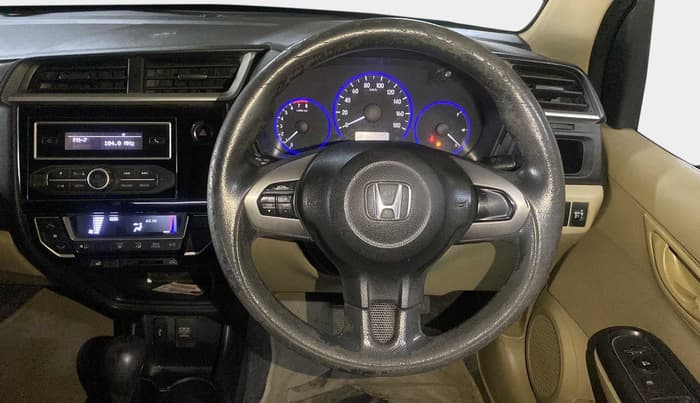 2016 Honda Amaze 1.2L I-VTEC S AT, Petrol, Automatic, 75,172 km, Steering Wheel Close Up
