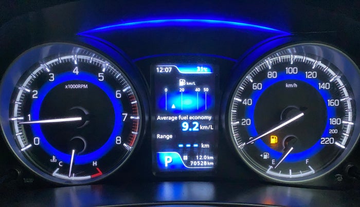 2017 Maruti Baleno ZETA CVT PETROL 1.2, Petrol, Automatic, 70,528 km, Odometer Image