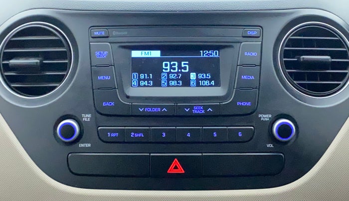 2018 Hyundai Grand i10 MAGNA 1.2 KAPPA VTVT, Petrol, Manual, 33,105 km, Infotainment System