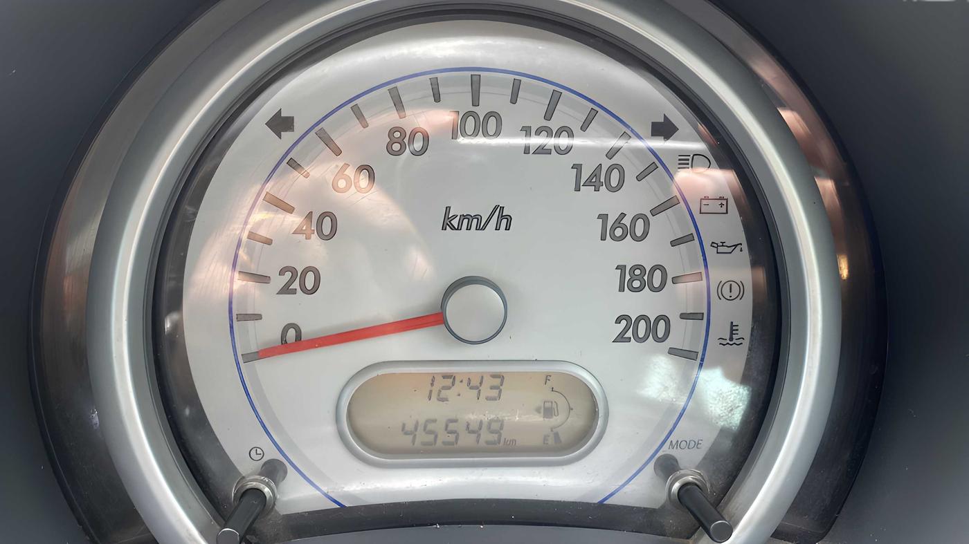 2014 Maruti Ritz VXI ELATE LIMITED EDITION, Petrol, Manual, 45,550 km, Odometer Image
