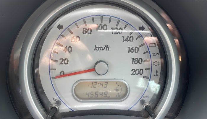 2014 Maruti Ritz VXI ELATE LIMITED EDITION, Petrol, Manual, 45,550 km, Odometer Image