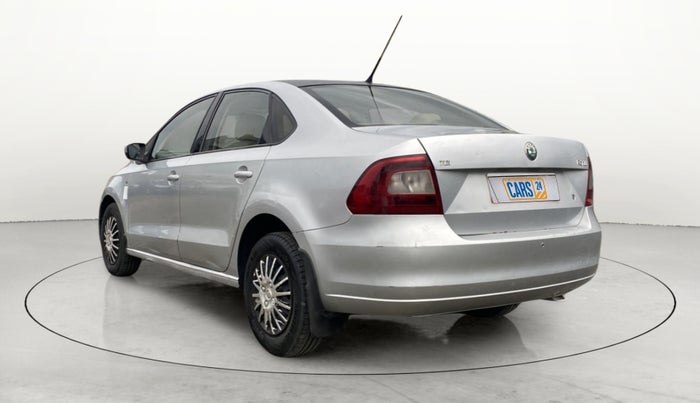 2012 Skoda Rapid AMBITION 1.6 TDI CR MT, Diesel, Manual, 1,00,635 km, Left Back Diagonal