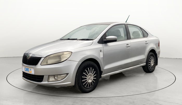 2012 Skoda Rapid AMBITION 1.6 TDI CR MT, Diesel, Manual, 1,00,635 km, Left Front Diagonal