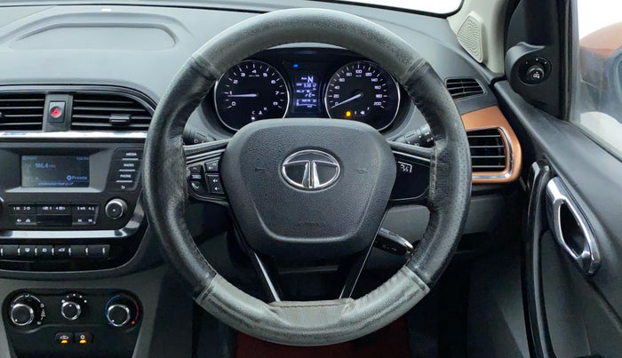 2018 Tata TIGOR XZA PETROL, Petrol, Automatic, 53,801 km, Steering Wheel Close Up