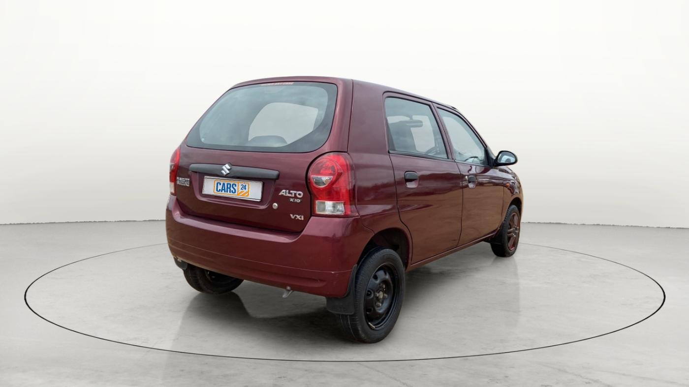 2011 Maruti Alto K10 VXI, Petrol, Manual, 76,811 km, Right Back Diagonal