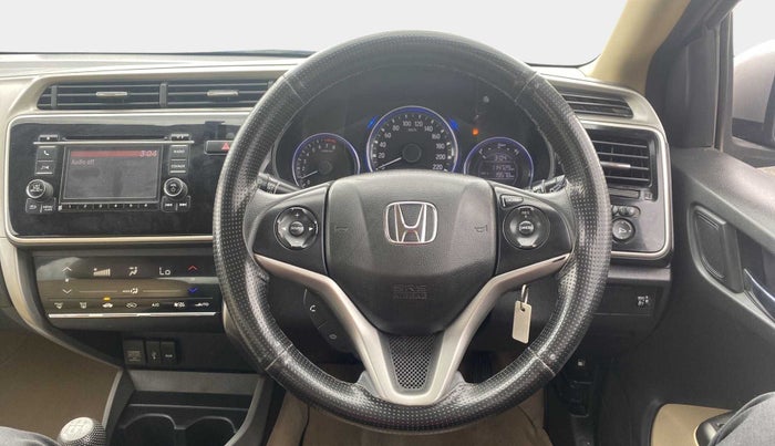2016 Honda City 1.5L I-VTEC V MT, Petrol, Manual, 1,14,678 km, Steering Wheel Close Up