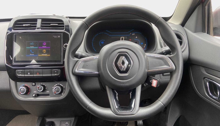 2020 Renault Kwid RXT 1.0 AMT (O), Petrol, Automatic, 8,733 km, Steering Wheel Close Up