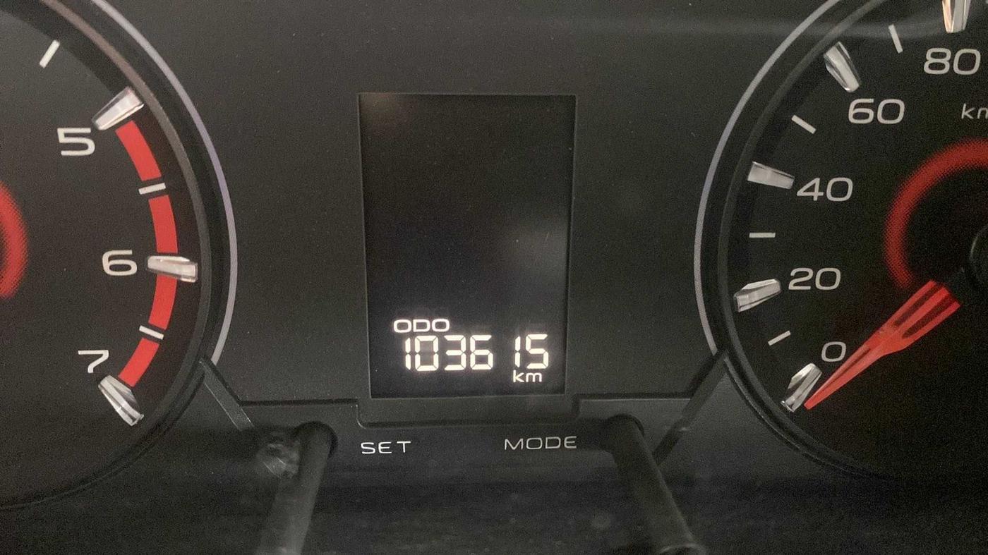 2016 Mahindra Kuv100 K8 6 STR, Petrol, Manual, 1,03,687 km, Odometer Image