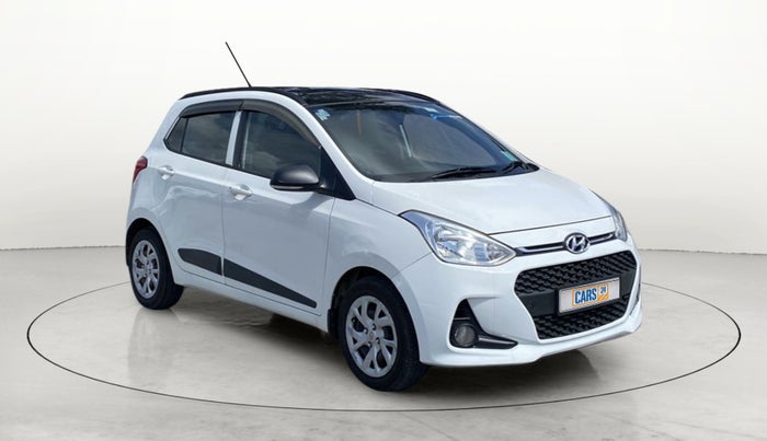 2018 Hyundai Grand i10 SPORTZ 1.2 KAPPA VTVT, Petrol, Manual, 1,12,488 km, Right Front Diagonal