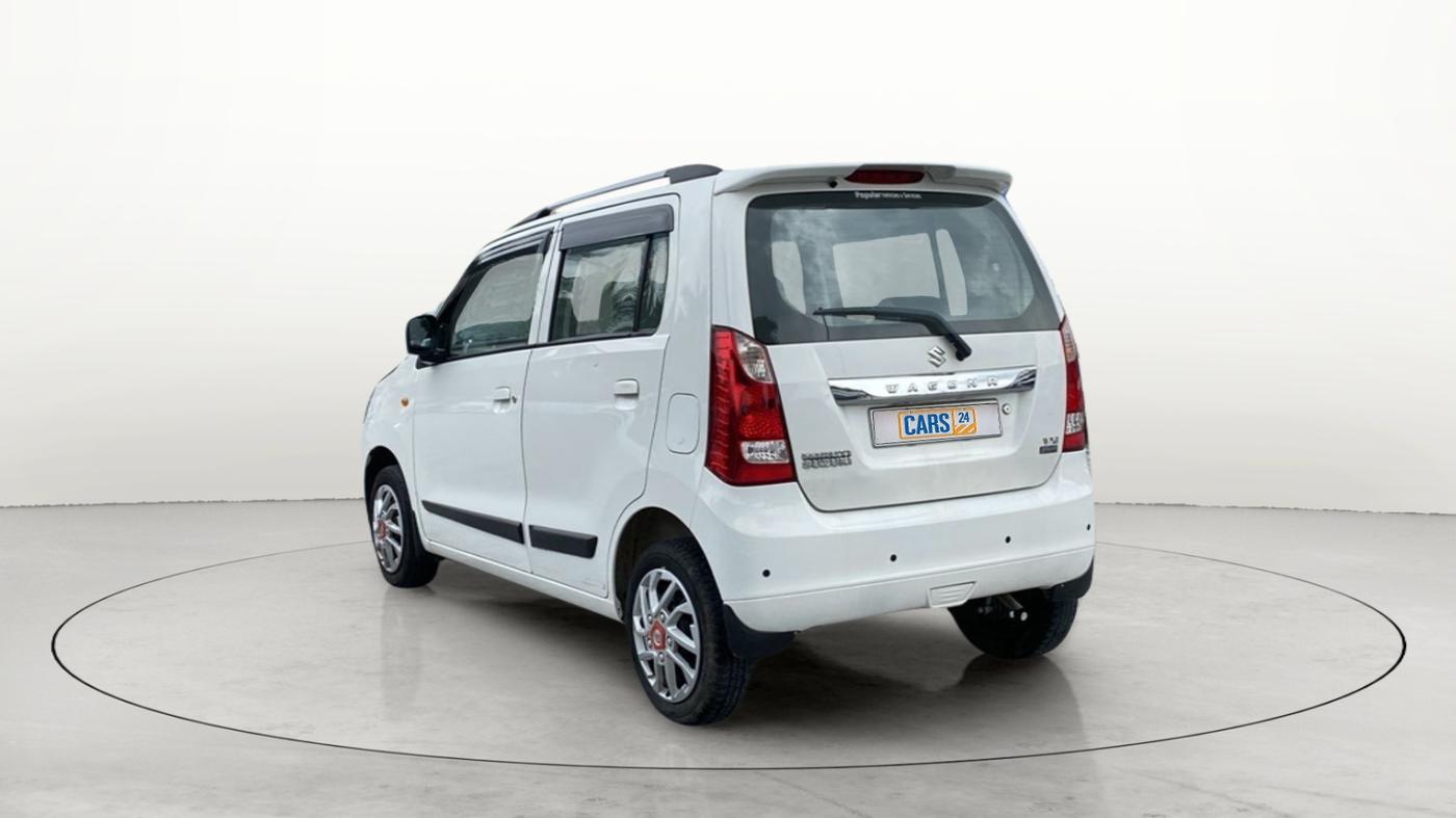 2018 Maruti Wagon R 1.0 VXI AMT, Petrol, Automatic, 35,649 km, Left Back Diagonal