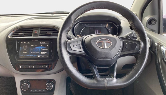 2021 Tata TIGOR XZA PLUS PETROL, Petrol, Automatic, 11,027 km, Steering Wheel Close Up