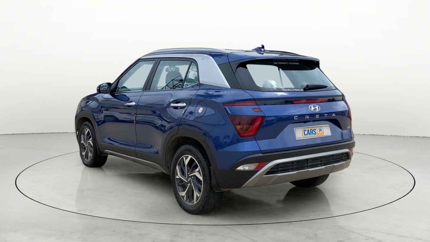 2020 Hyundai Creta SX (O) IVT 1.5 PETROL, Petrol, Automatic, 12,975 km, Left Back Diagonal