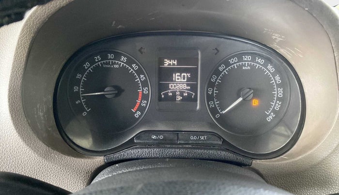 2015 Skoda Rapid 1.5 TDI CR ACTIVE, Diesel, Manual, 1,00,263 km, Odometer Image