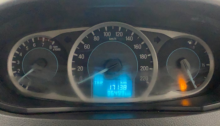 2015 Ford Figo Aspire TREND 1.2 PETROL, Petrol, Manual, 96,534 km, Odometer Image