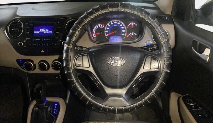 2015 Hyundai Grand i10 ASTA AT 1.2 KAPPA VTVT, Petrol, Automatic, 35,537 km, Steering Wheel Close Up