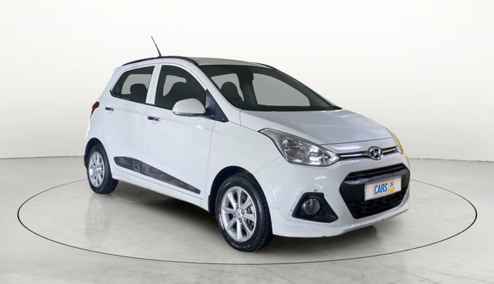 2015 Hyundai Grand i10 ASTA AT 1.2 KAPPA VTVT, Petrol, Automatic, 35,537 km, Right Front Diagonal