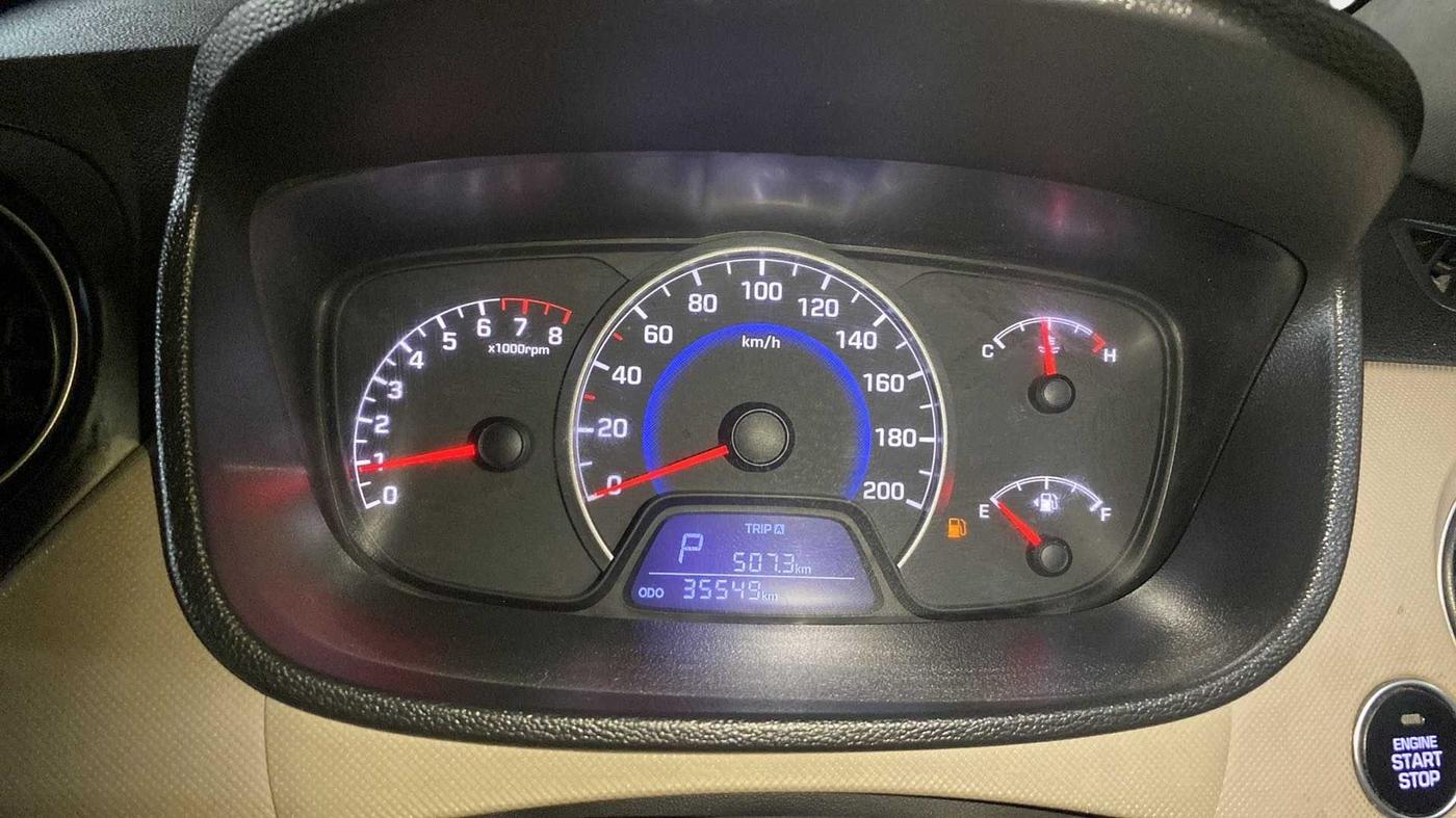 2015 Hyundai Grand i10 ASTA AT 1.2 KAPPA VTVT, Petrol, Automatic, 35,537 km, Odometer Image