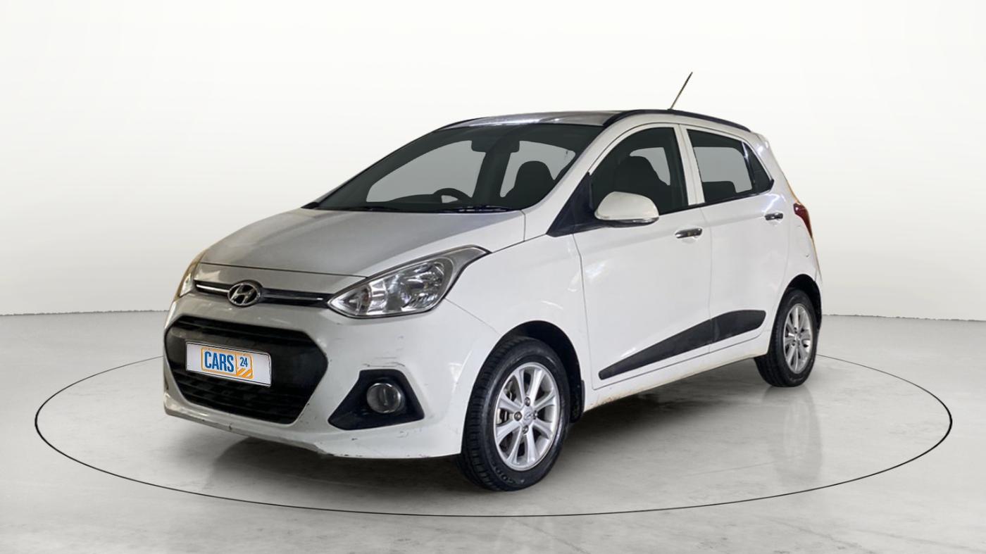 2015 Hyundai Grand i10 ASTA AT 1.2 KAPPA VTVT, Petrol, Automatic, 35,537 km, Left Front Diagonal