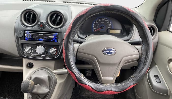 2014 Datsun Go T, Petrol, Manual, 66,599 km, Steering Wheel Close Up