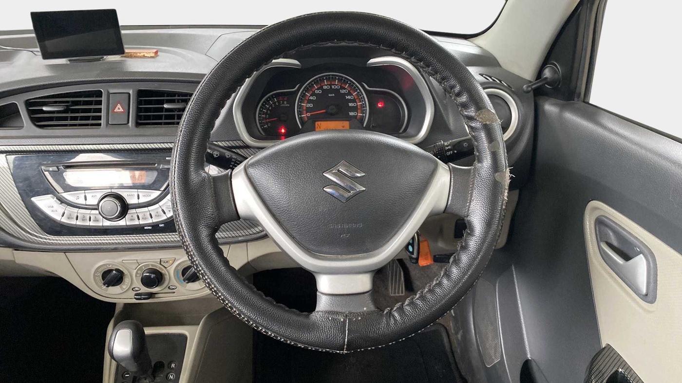 2017 Maruti Alto K10 VXI AMT, Petrol, Automatic, 39,922 km, Steering Wheel Close Up