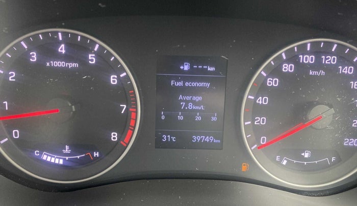 2018 Hyundai Elite i20 ASTA 1.2 (O), Petrol, Manual, 39,733 km, Odometer Image