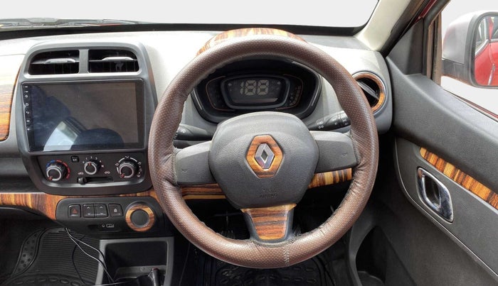 2019 Renault Kwid RXT 1.0 (O), Petrol, Manual, 73,904 km, Steering Wheel Close Up