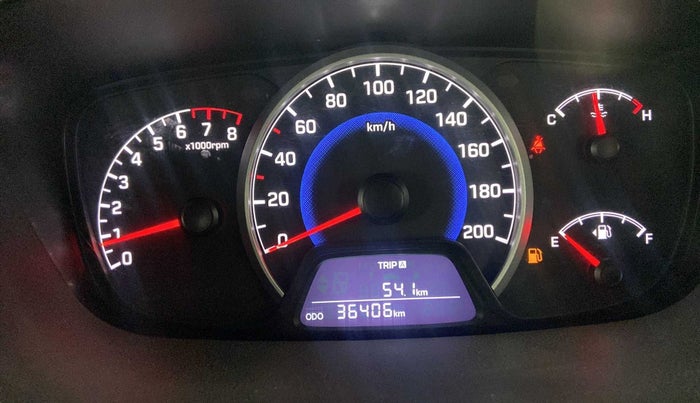2017 Hyundai Grand i10 SPORTZ AT 1.2 KAPPA VTVT, Petrol, Automatic, 36,867 km, Odometer Image