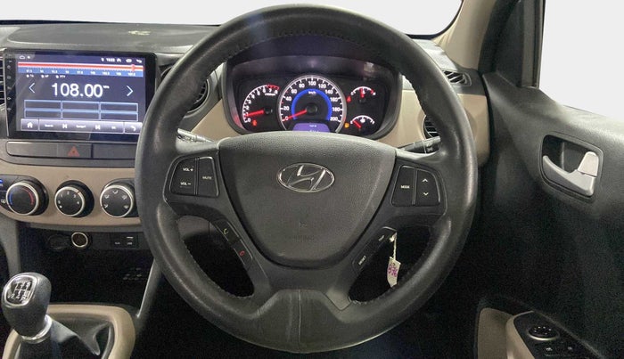 2017 Hyundai Grand i10 SPORTZ AT 1.2 KAPPA VTVT, Petrol, Automatic, 36,867 km, Steering Wheel Close Up