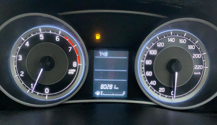 2017 Maruti Dzire VXI, Petrol, Manual, 80,392 km, Odometer Image