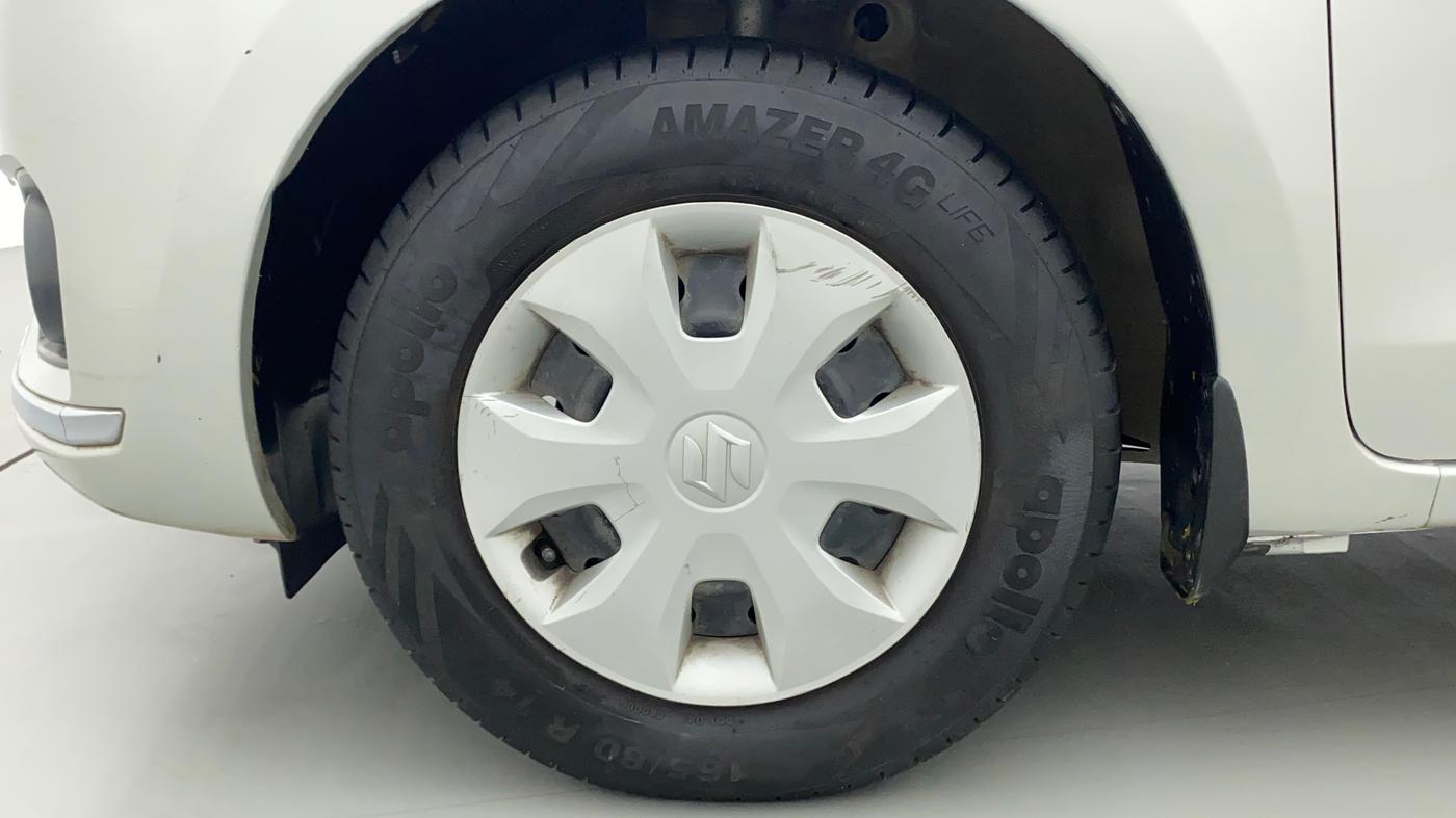 2017 Maruti Dzire VXI, Petrol, Manual, 80,392 km, Left Front Wheel