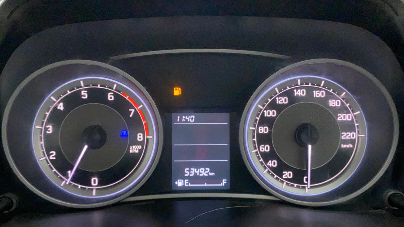 2017 Maruti Dzire VXI, Petrol, Manual, 53,668 km, Odometer Image