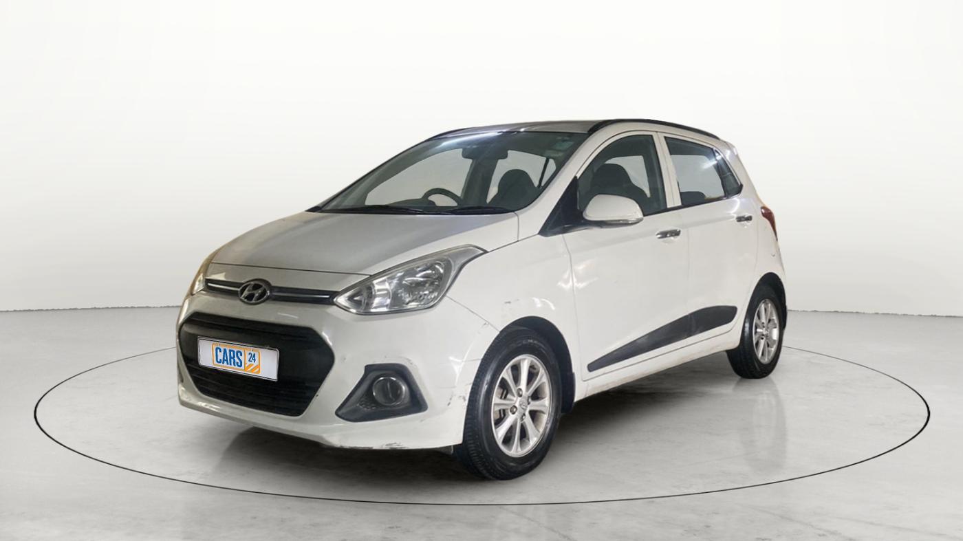 2014 Hyundai Grand i10 ASTA AT 1.2 KAPPA VTVT, Petrol, Automatic, 63,113 km, Left Front Diagonal