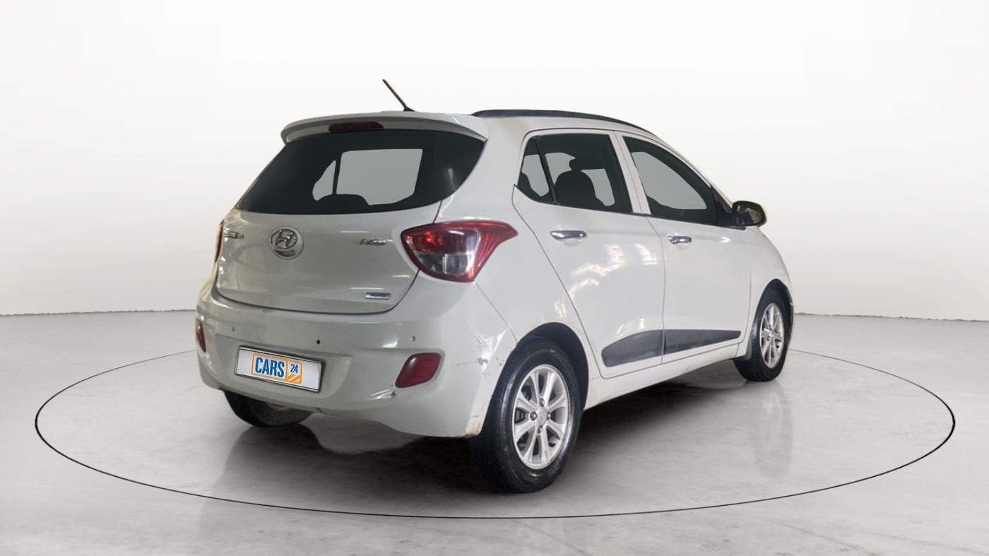 2014 Hyundai Grand i10 ASTA AT 1.2 KAPPA VTVT, Petrol, Automatic, 63,113 km, Right Back Diagonal