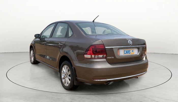 2015 Volkswagen Vento HIGHLINE DIESEL 1.5, Diesel, Manual, 1,25,458 km, Left Back Diagonal