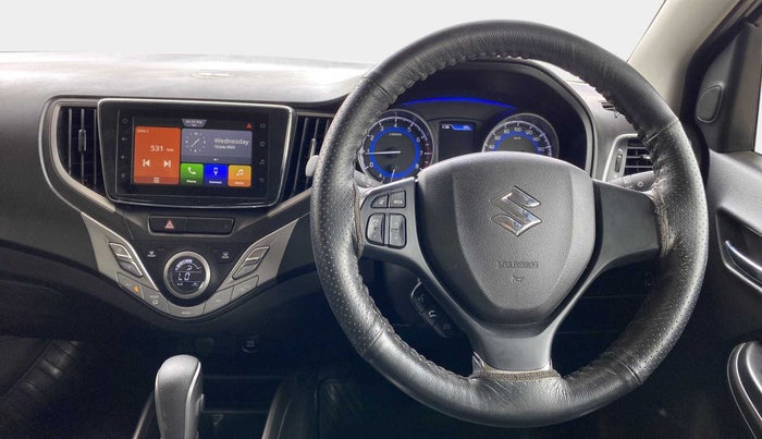 2021 Maruti Baleno ZETA CVT PETROL 1.2, Petrol, Automatic, 22,474 km, Steering Wheel Close Up
