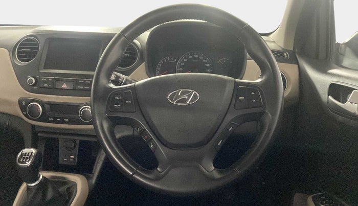 2017 Hyundai Xcent SX 1.2 (O), Petrol, Manual, 22,566 km, Steering Wheel Close Up