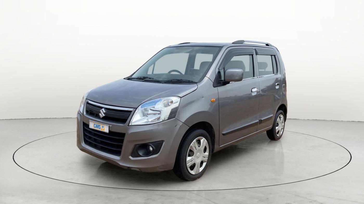 2018 Maruti Wagon R 1.0 VXI, Petrol, Manual, 60,221 km, Left Front Diagonal