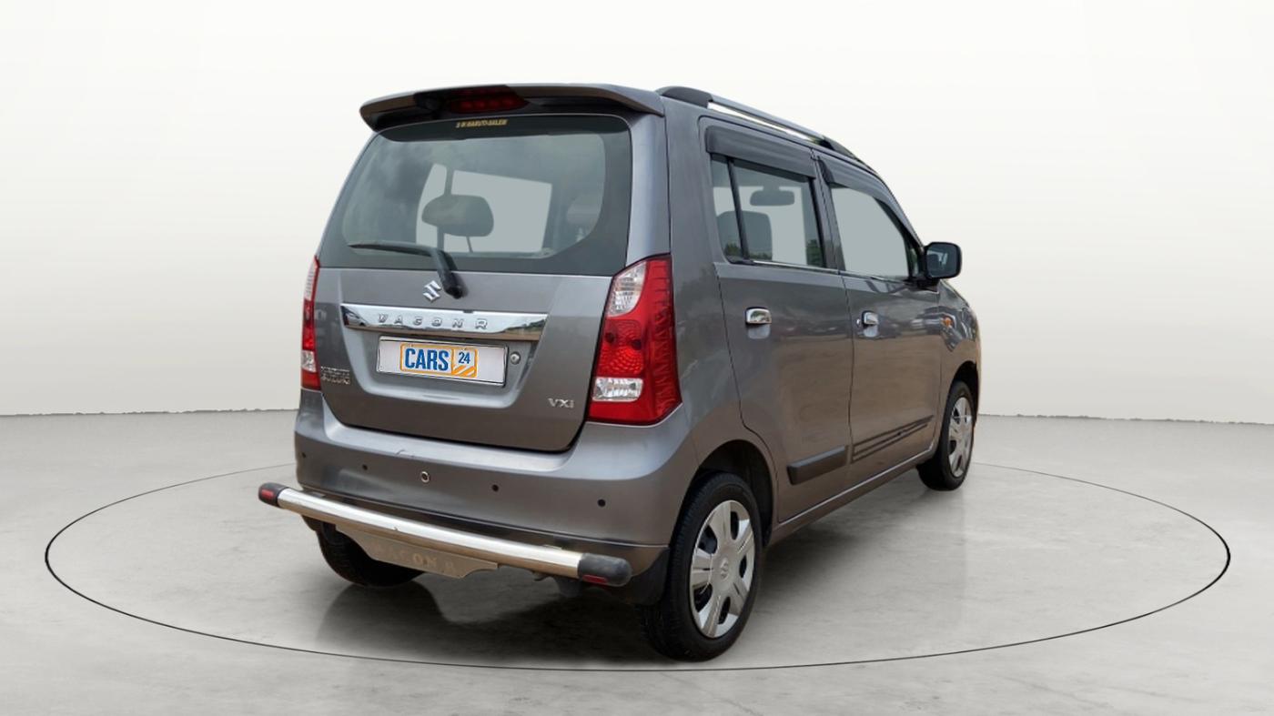 2018 Maruti Wagon R 1.0 VXI, Petrol, Manual, 60,221 km, Right Back Diagonal