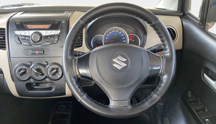 2018 Maruti Wagon R 1.0 VXI, Petrol, Manual, 60,221 km, Steering Wheel Close Up