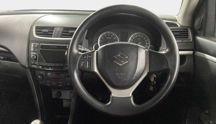 2011 Maruti Swift ZXI, Petrol, Manual, 62,000 km, Steering Wheel Close Up