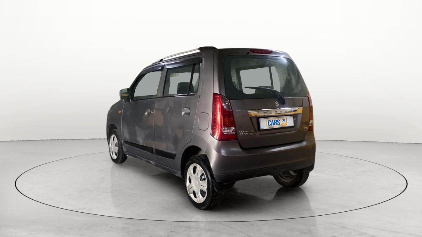 2017 Maruti Wagon R 1.0 VXI AMT, Petrol, Automatic, 69,159 km, Left Back Diagonal
