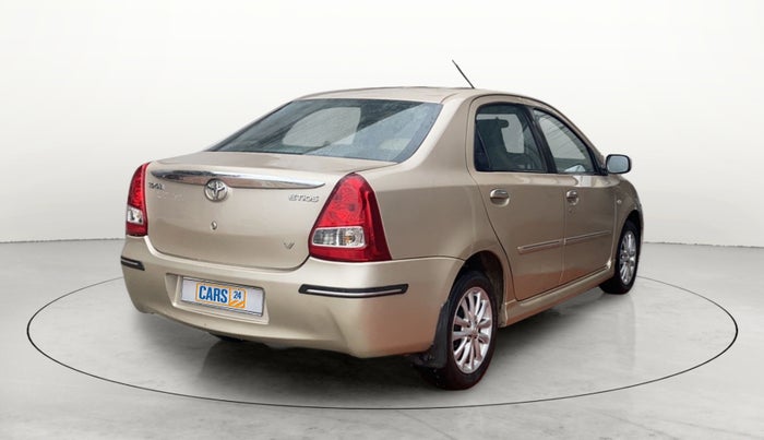 2011 Toyota Etios V, Petrol, Manual, 46,849 km, Right Back Diagonal