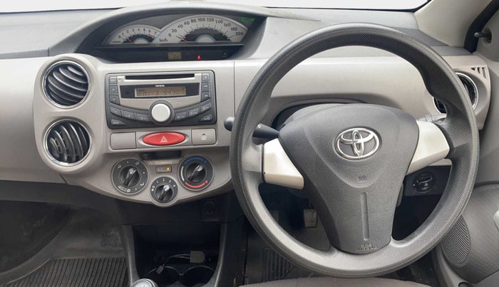 2011 Toyota Etios V, Petrol, Manual, 46,849 km, Steering Wheel Close Up
