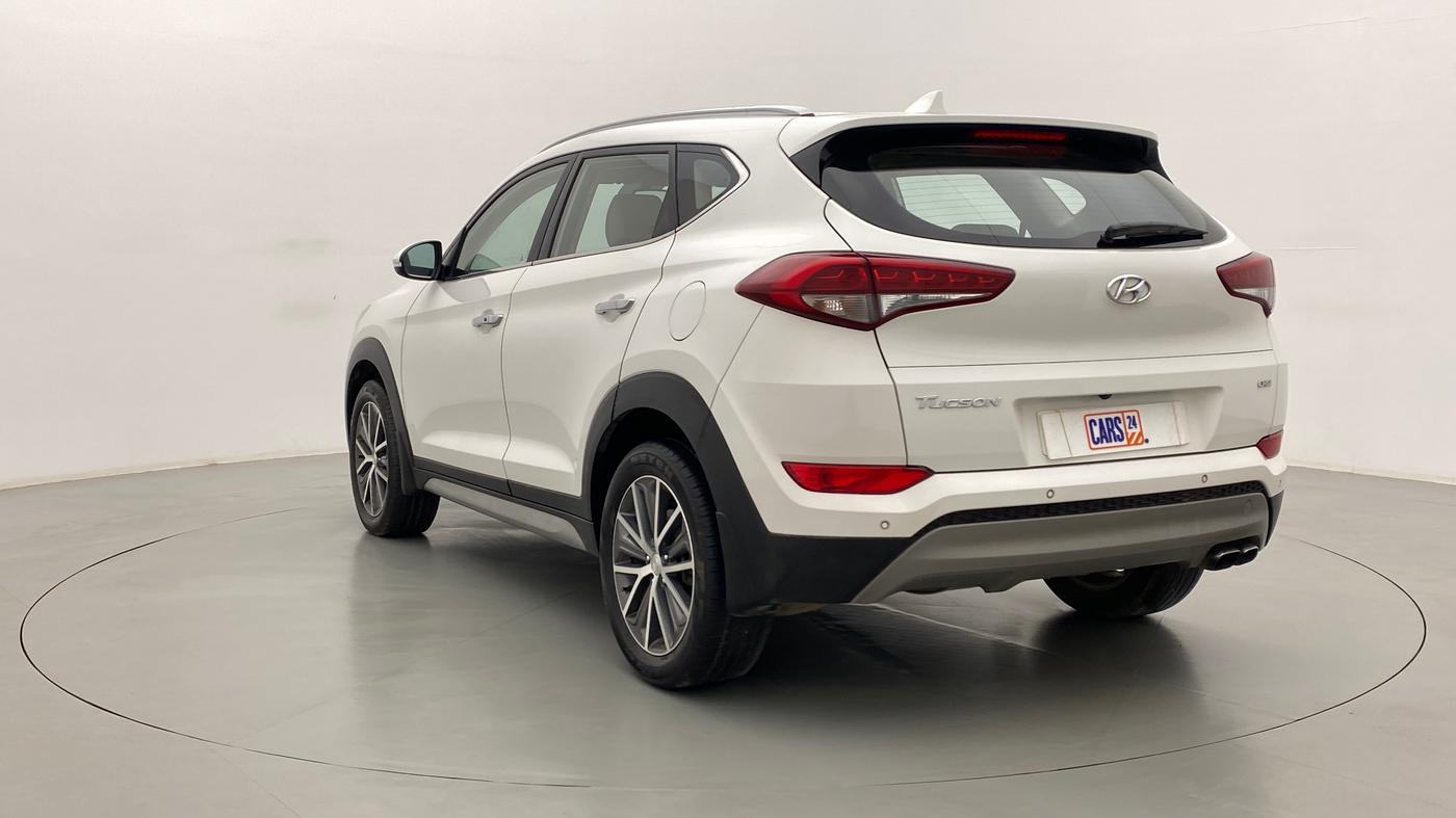2017 Hyundai Tucson GLS 4WD AT DIESEL, Diesel, Automatic, 70,087 km, Left Back Diagonal